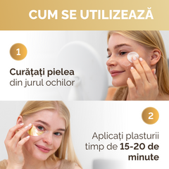 Patch-uri Aurii Pentru Ochi Umflați și Cearcăne