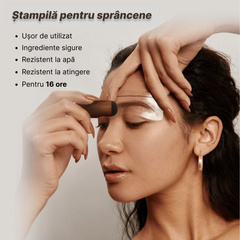 Kit Ștampilă pentru Sprâncene cu efect natural