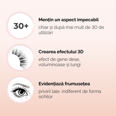 Set de gene cu fixare magnetică - Glimmer Gaze