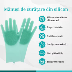 Mănuși din Silicon pentru Curățenie