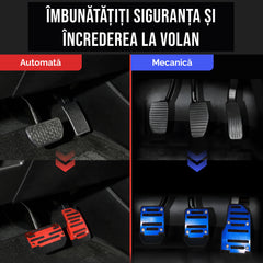 Plăcuțe Antiderapante Pe Pedalele Mașinii - GripMax