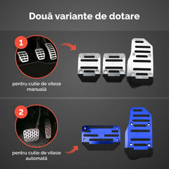 Plăcuțe Antiderapante Pe Pedalele Mașinii - GripMax