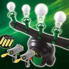 Jocul distractiv Air Shot cu blastere pentru tras