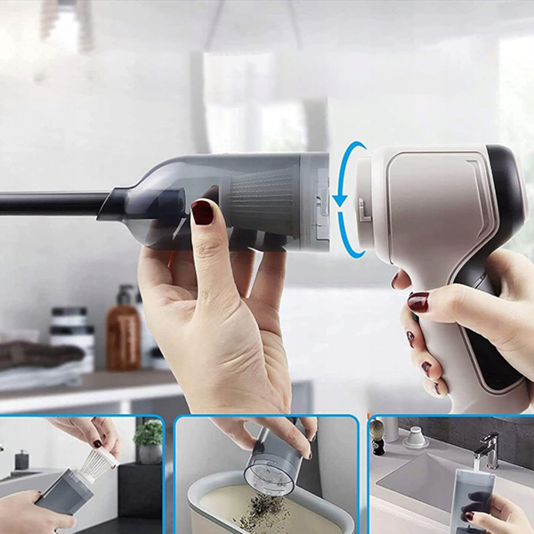 Aspirator Auto Fără Sac și Fără Fir