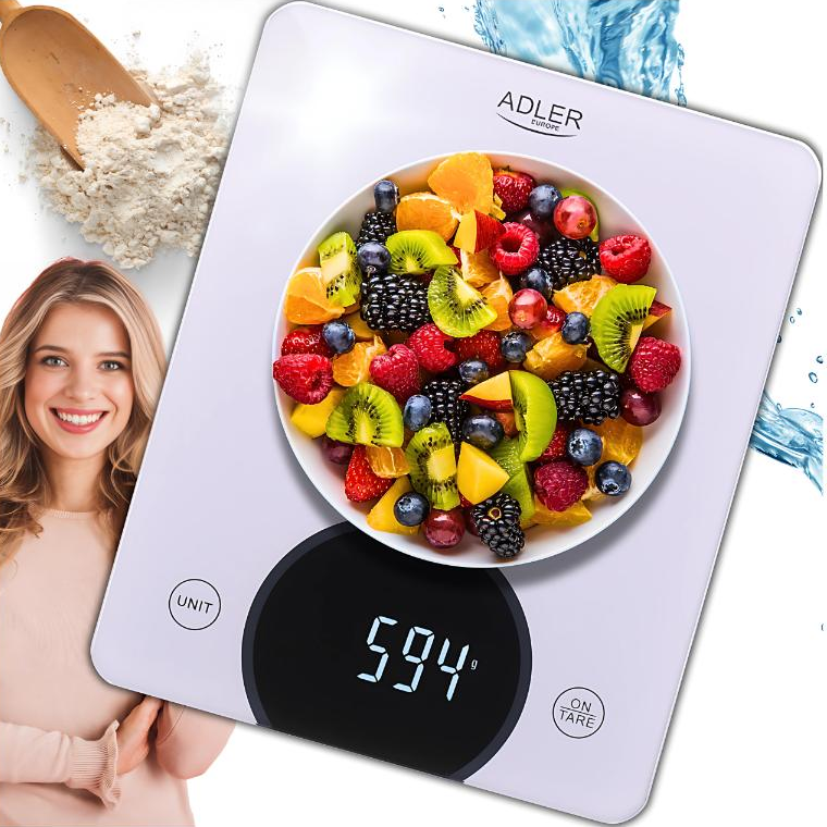 Cântar de bucătărie Adler 1 g - 10 kg