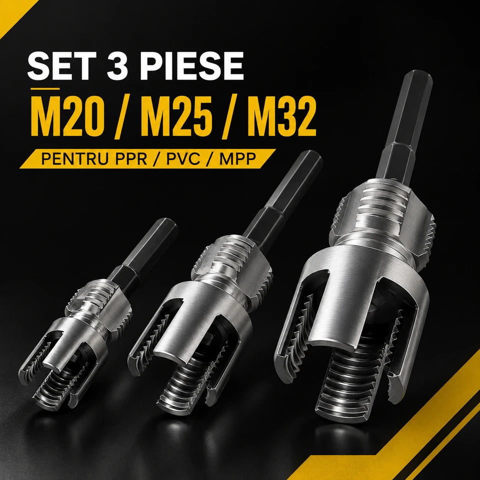 Set pentru filetarea țevilor PPR 20/25/32 mm