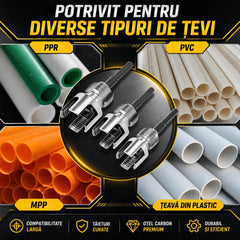 Set pentru filetarea țevilor PPR 20/25/32 mm