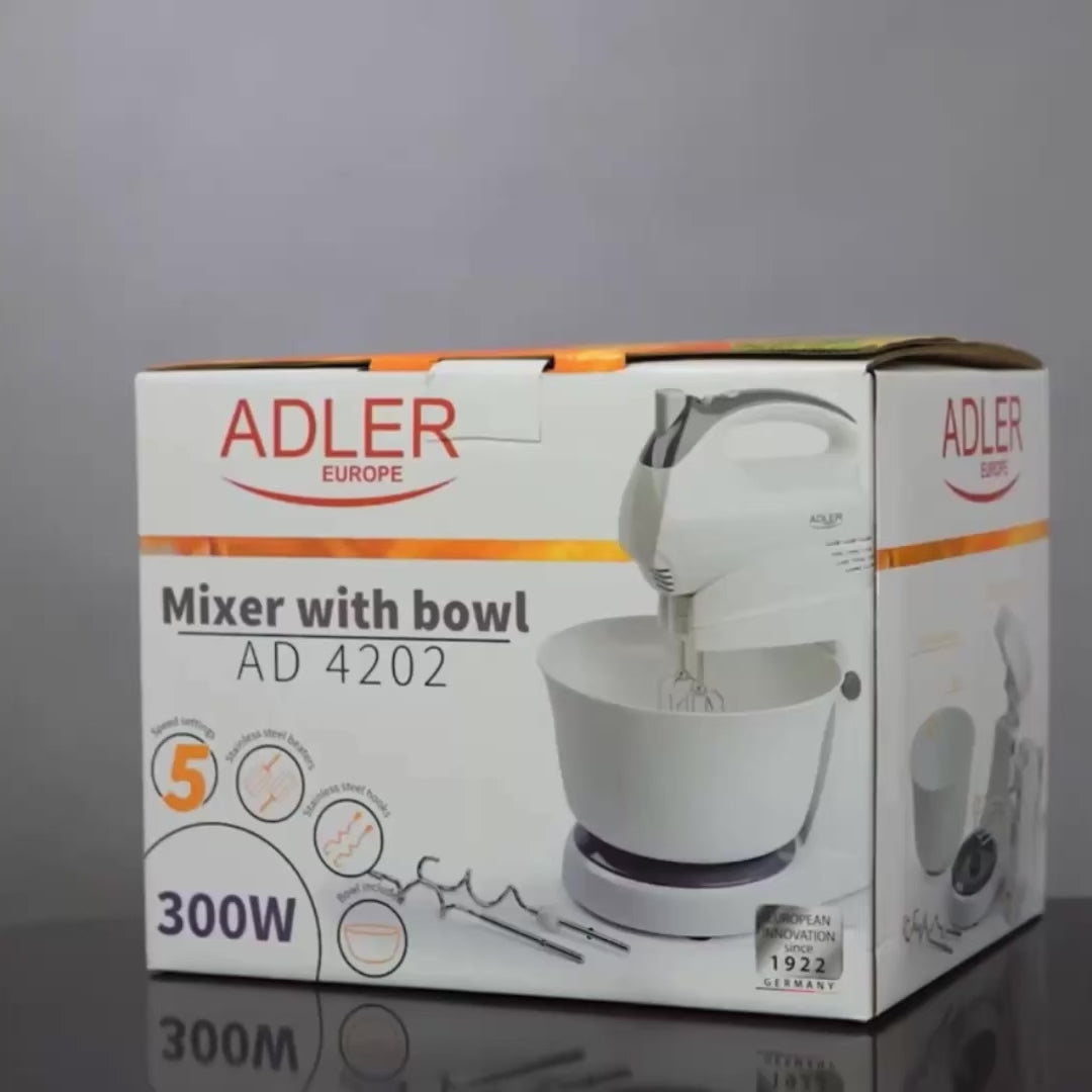 Mixer cu Bol Rotativ Adler