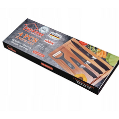Cuțite din Ceramică – Set Profesional 4 Piese (Negre)