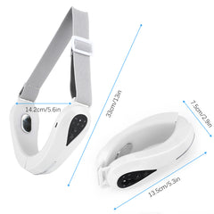 Aparat de masaj facial V-Face pentru liftingul bărbiei cu terapie LED 2-în-1